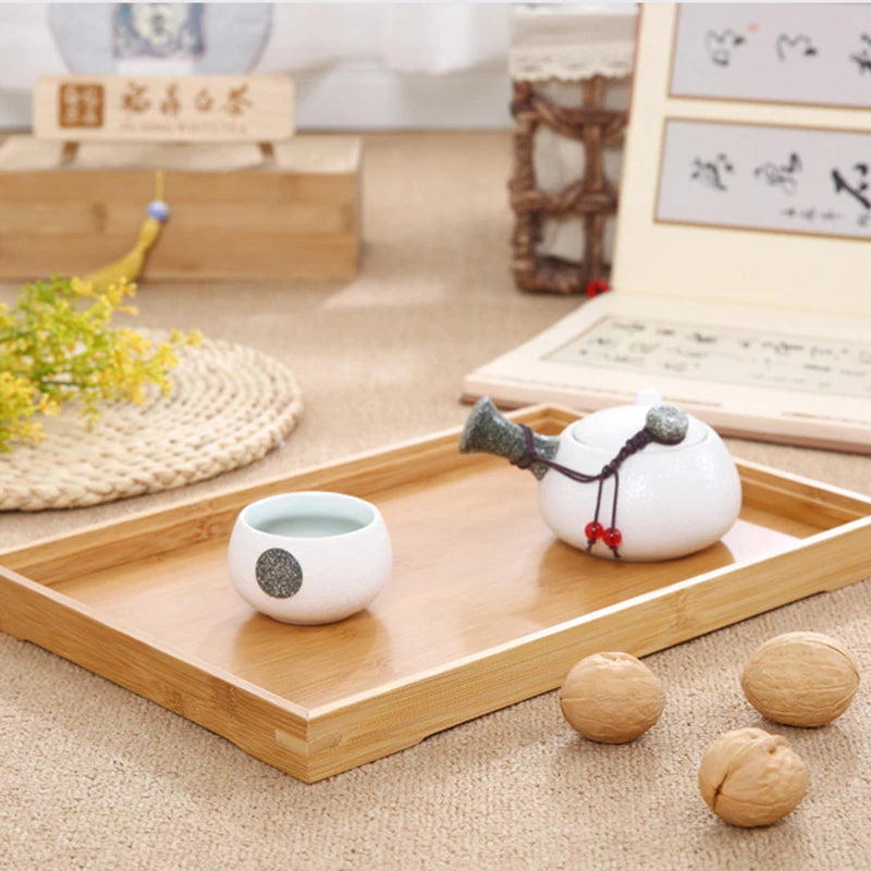 Eco-Friendly Bamboo Serving Tray