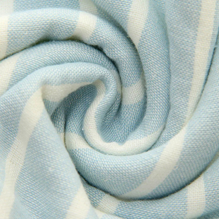 Plush Striped 100% Cotton Towel Set - Ultra Absorbent