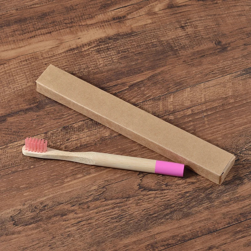 Kids' Bamboo Toothbrush – Soft & Eco-Friendly (1pc)