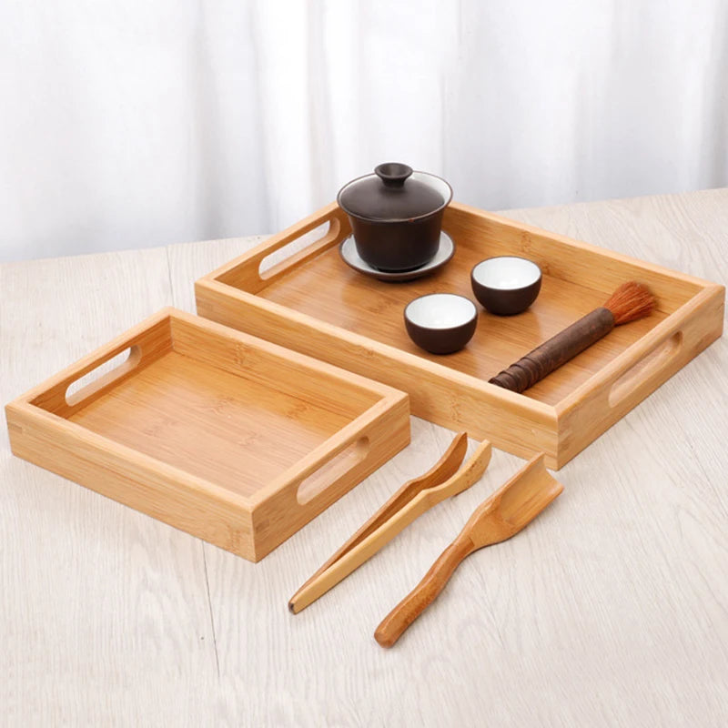 Eco-Friendly Bamboo Serving Tray