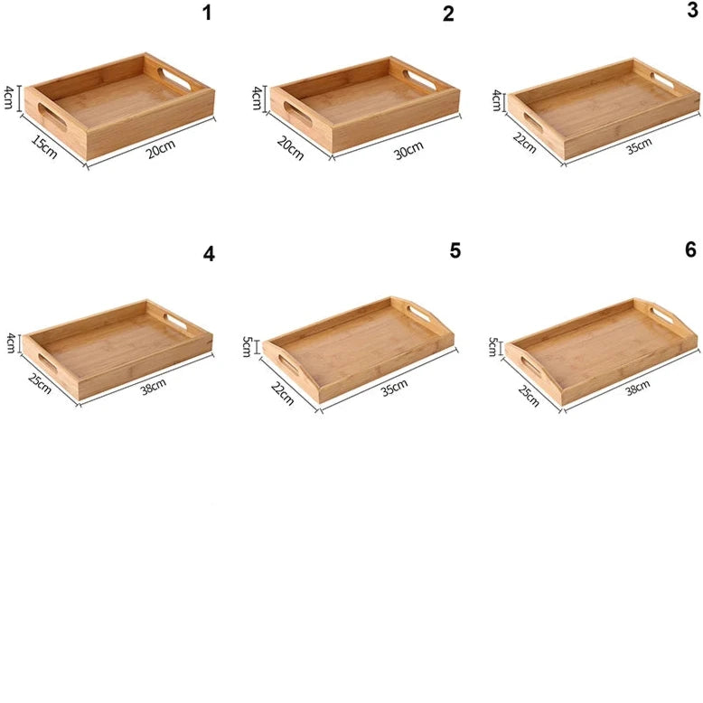 Eco-Friendly Bamboo Serving Tray