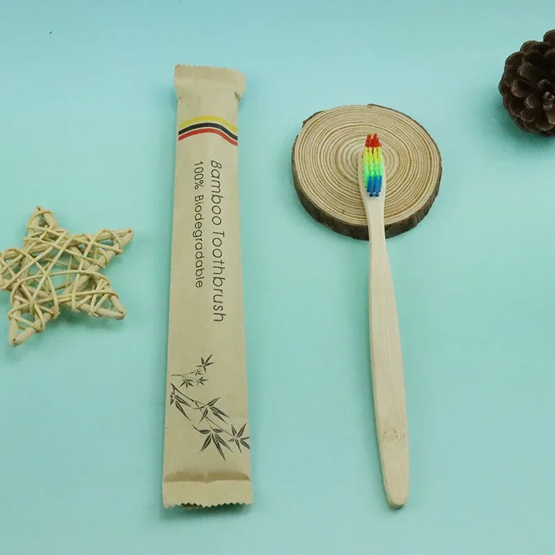 Bamboo Toothbrushes – Eco-Friendly & Reusable (50/100pc)