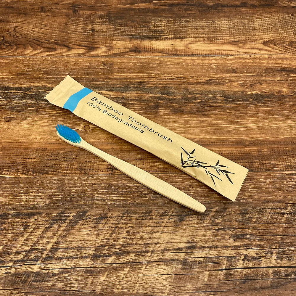 Eco-Friendly Bamboo Toothbrush – Soft Bristles for Gentle Care (1pc)