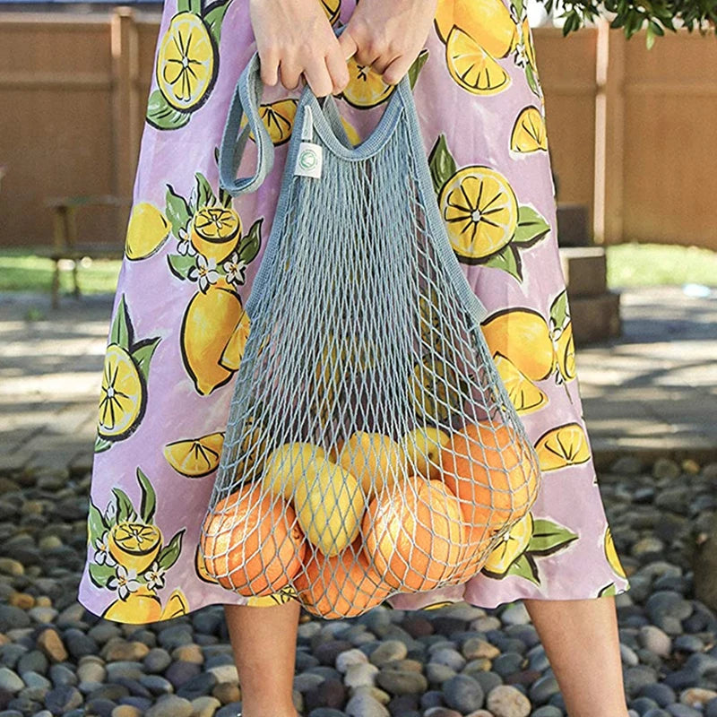 Reusable Cotton Mesh Bag – Perfect for Groceries & Produce