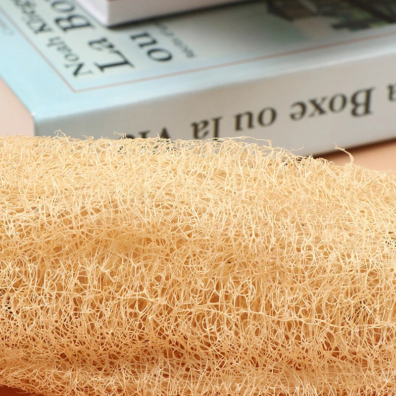 Natural Biodegradable Loofah Sponge - Multi-Purpose Exfoliating Scrubber for Shower, Kitchen, & Bathroom