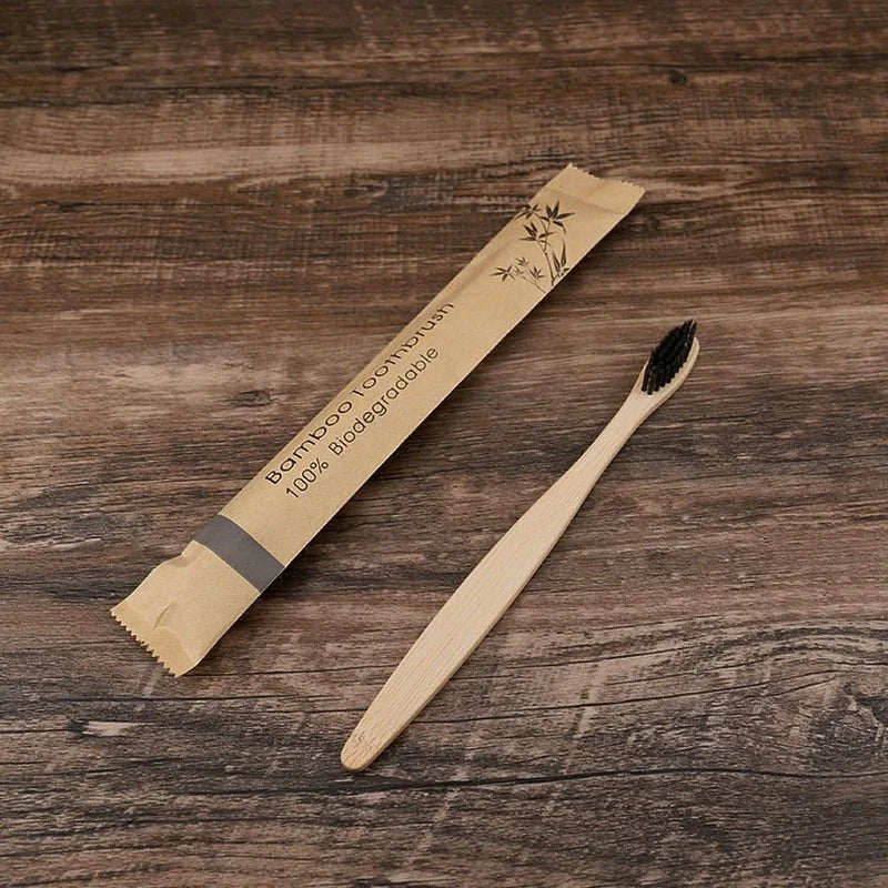 Bamboo Toothbrushes – Reusable & Eco-Friendly (10pc)