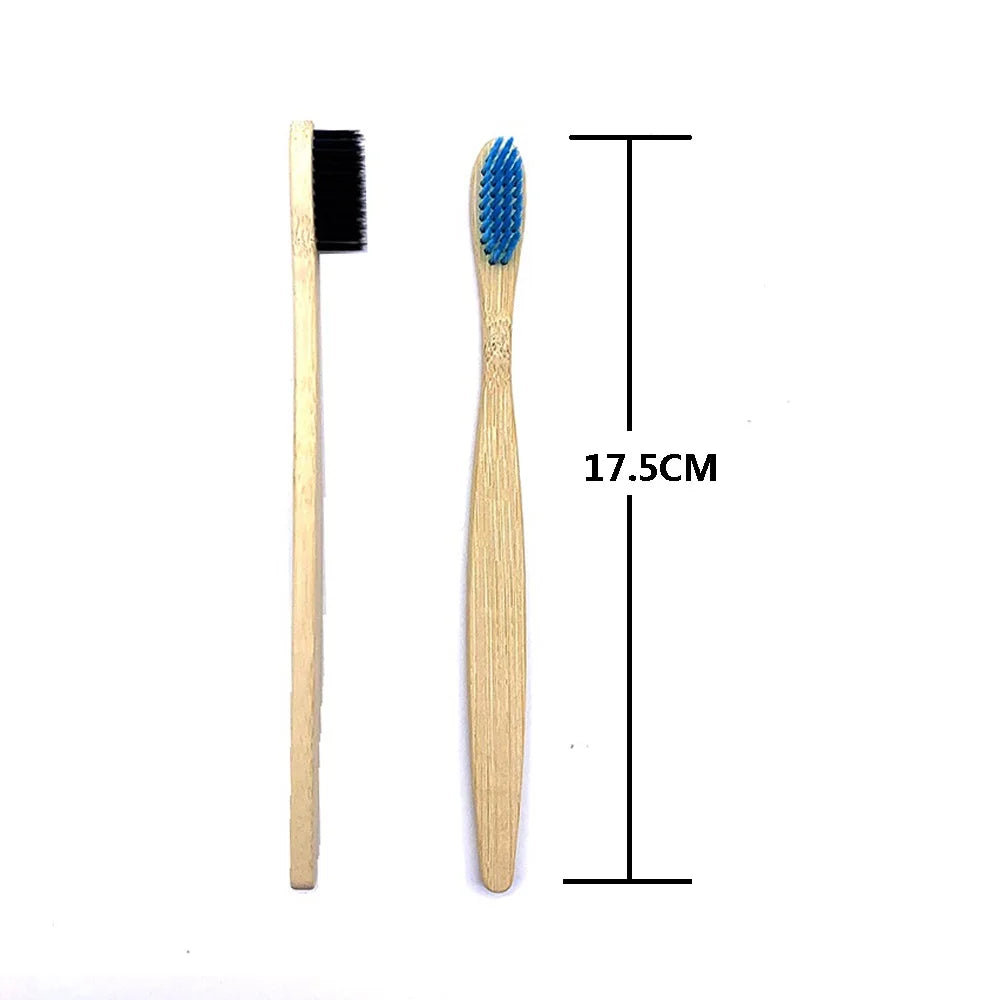 Eco-Friendly Bamboo Toothbrush – Soft Bristles for Gentle Care (1pc)