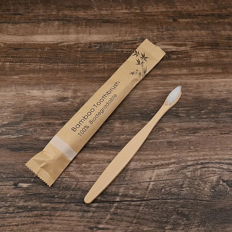 Bamboo Toothbrushes – Reusable & Eco-Friendly (10pc)