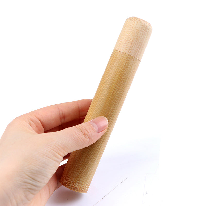 Natural Bamboo Toothbrush Case – Eco-Friendly Travel Holder