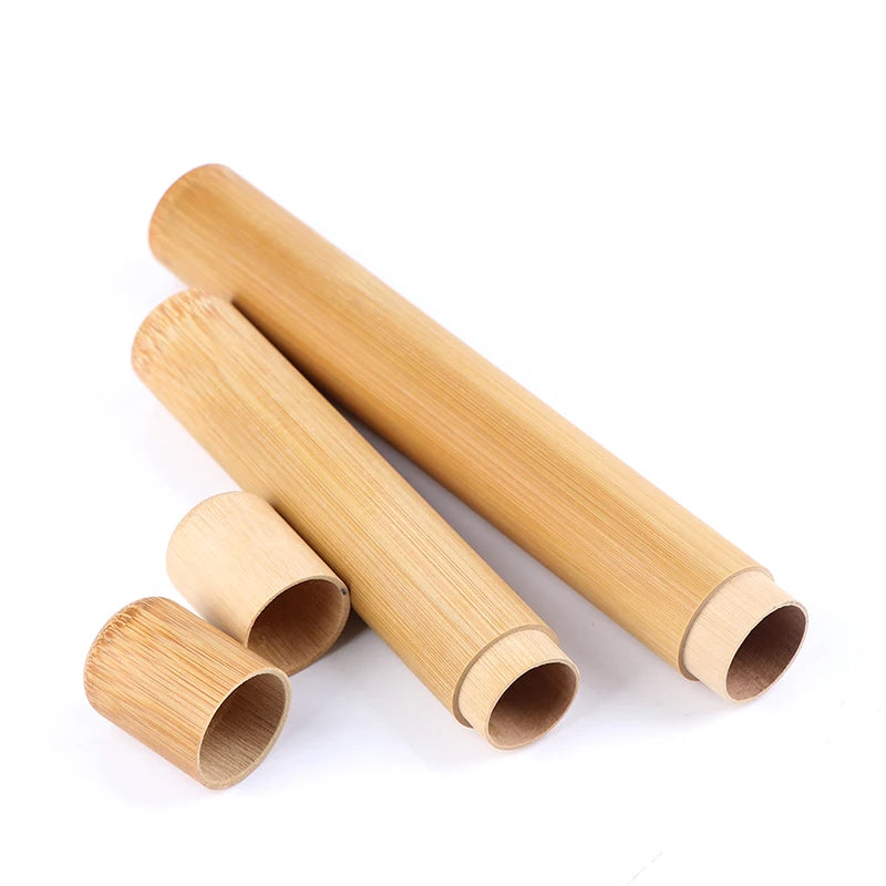 Natural Bamboo Toothbrush Case – Eco-Friendly Travel Holder