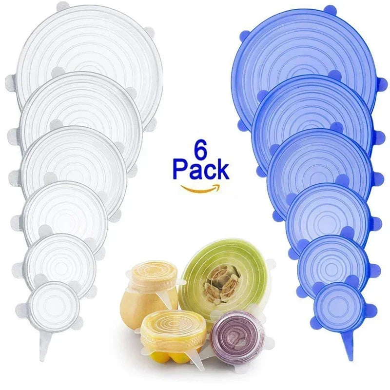 Universal Silicone Stretch Covers – Sustainable Food Storage Solutions