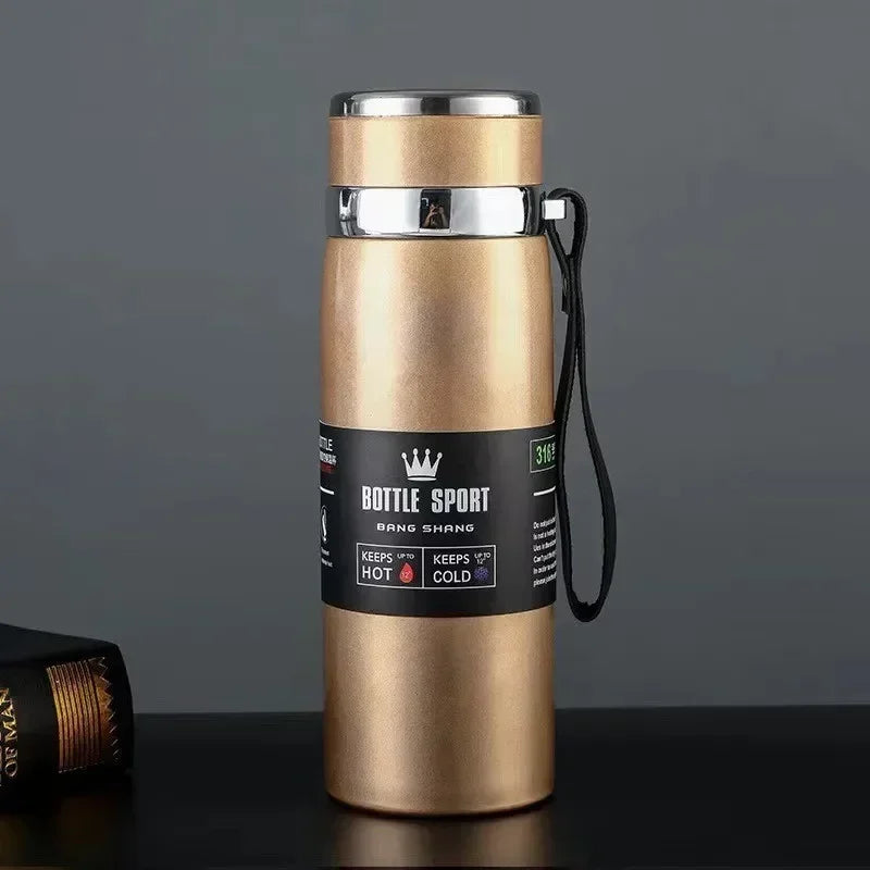 1L Thermal Water Bottle – Keeps Drinks Hot or Cold