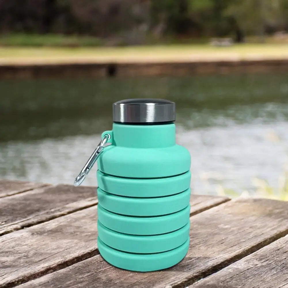 Collapsible Reusable Leak-Proof Sports Bottle – Lightweight & Portable