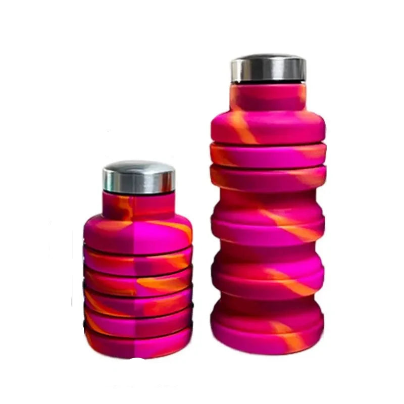 Collapsible Reusable Leak-Proof Sports Bottle – Lightweight & Portable