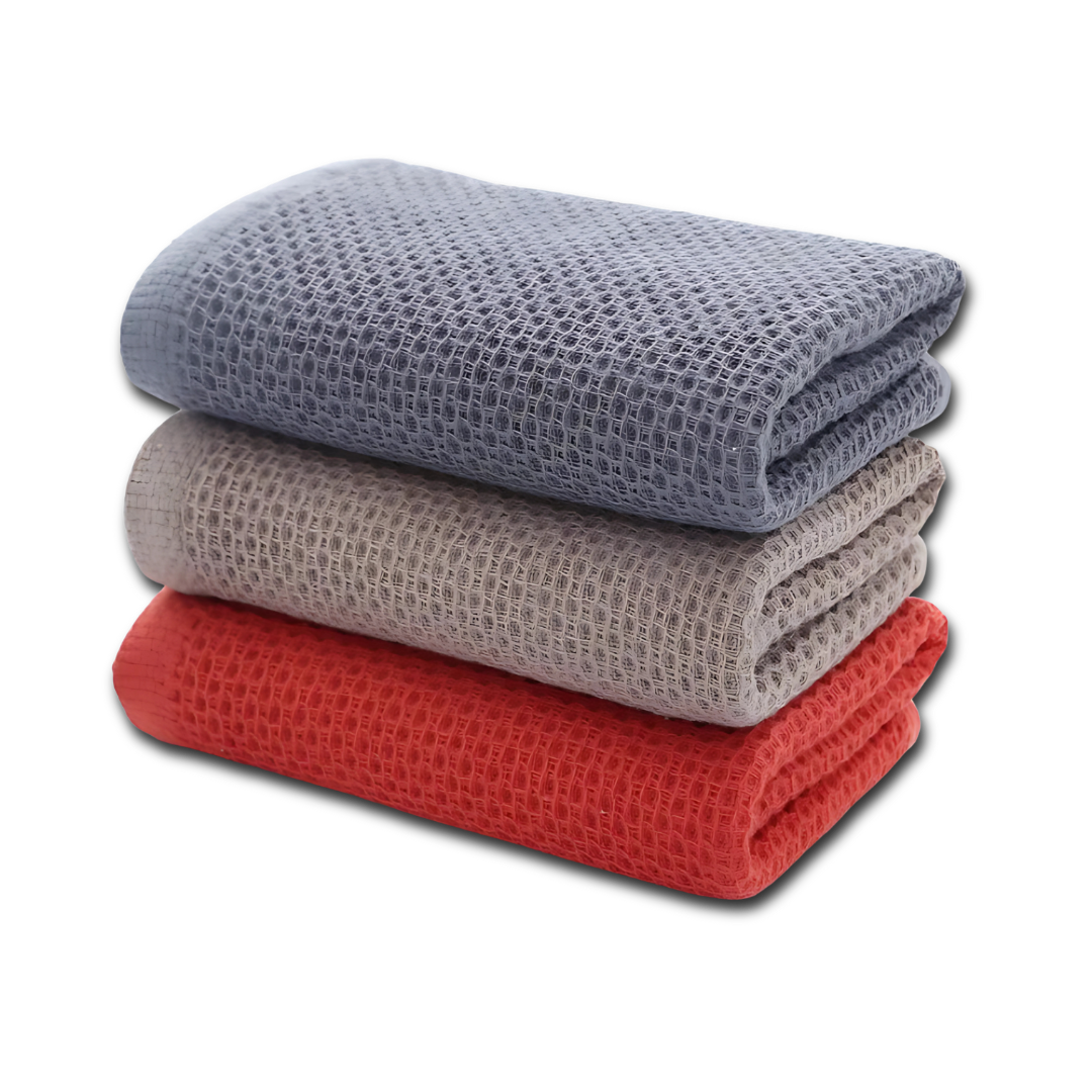 100% Organic Cotton - Honeycomb Quick-Dry Towel