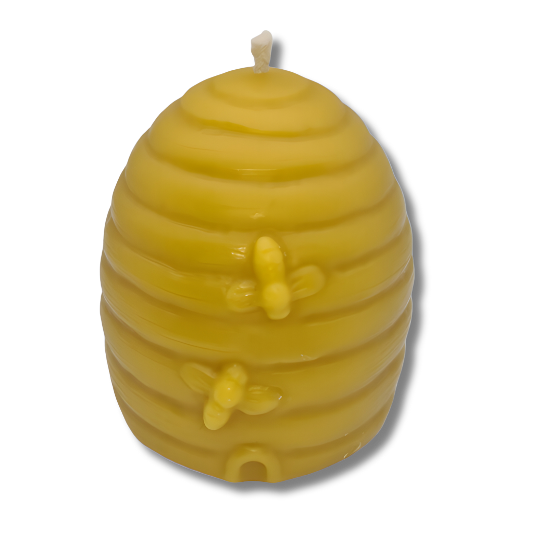 Large Beehive Beeswax Candle – Pure & Natural Glow