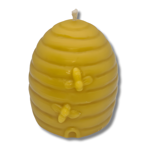 Large Beehive Beeswax Candle – Pure & Natural Glow