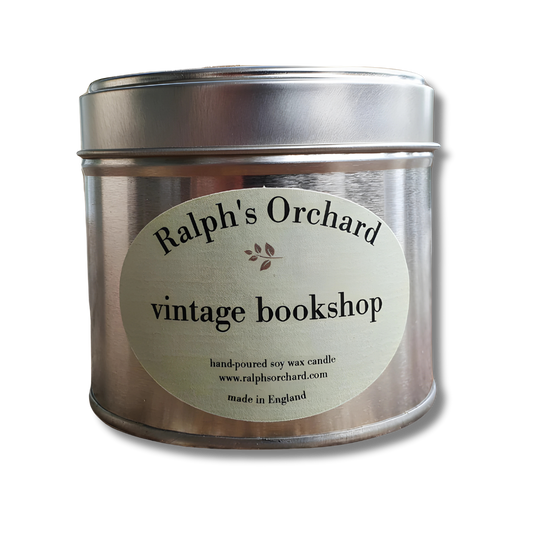 Vintage Bookshop Scented Candle – Nostalgic, Cozy Aroma