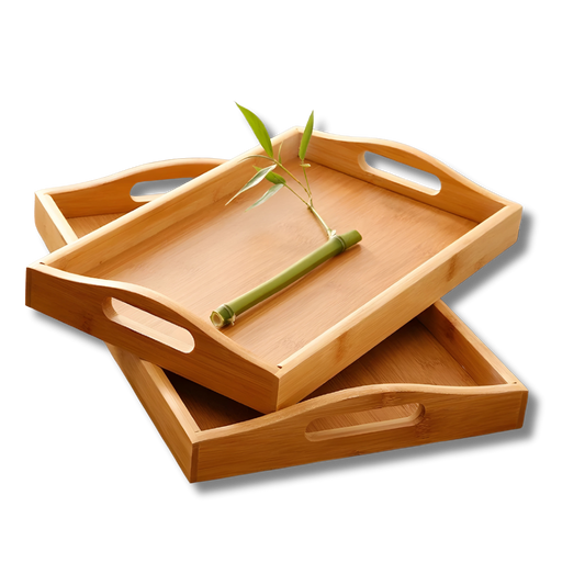 Eco-Friendly Bamboo Serving Tray