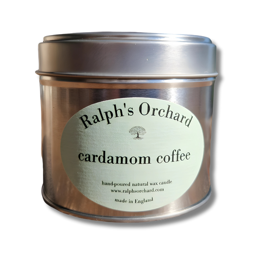 Organic Vegan Cardamom Coffee Scented Candle – Warm & Exotic Fragrance