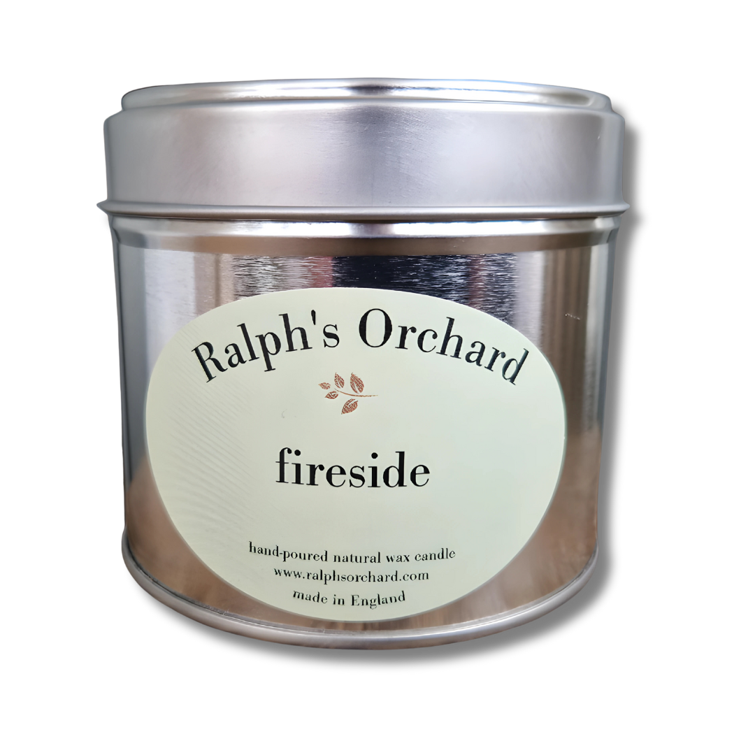 Organic Vegan Fireside Scented Candle – Cozy Winter Warmth