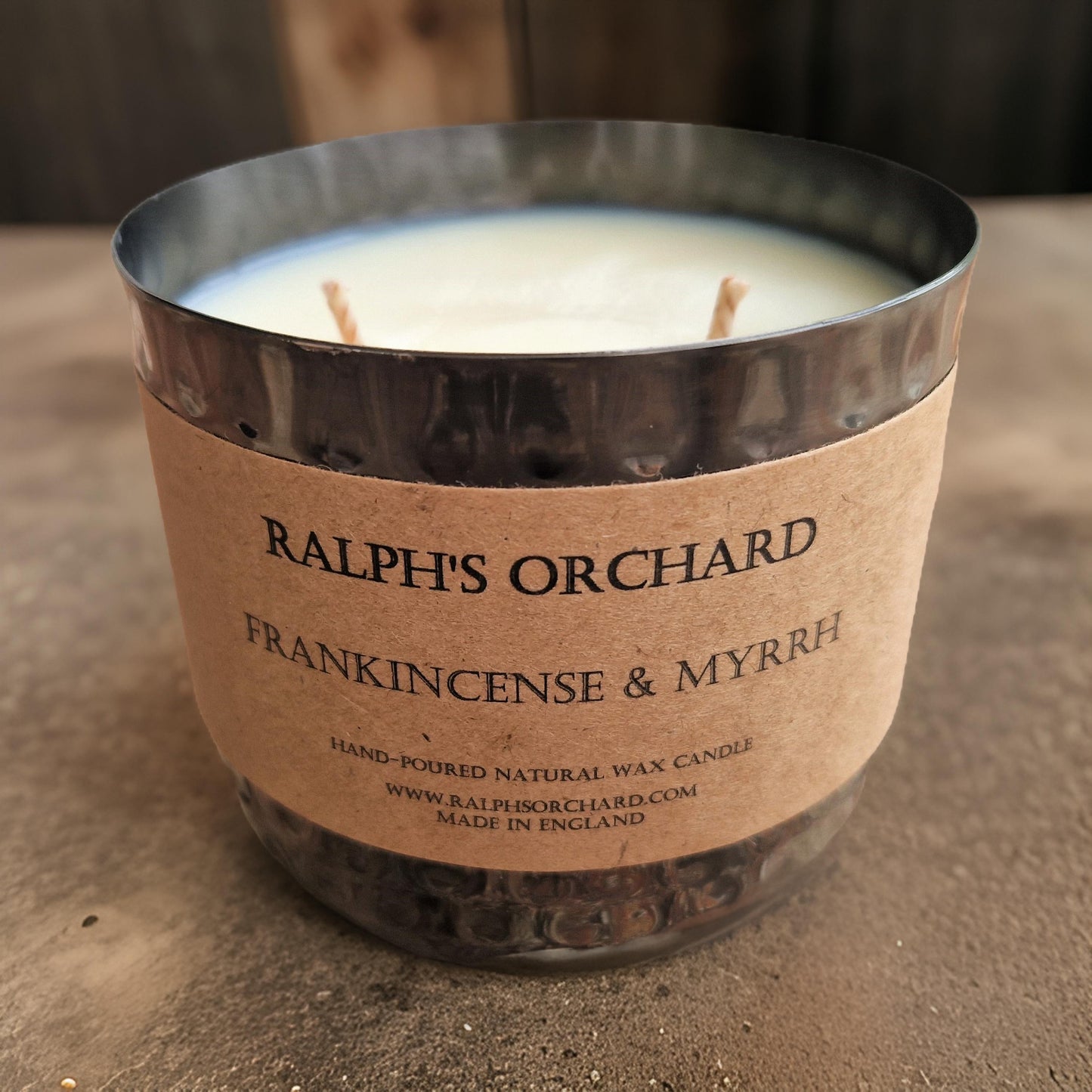 Frankincense & Myrrh Scented Candle-2