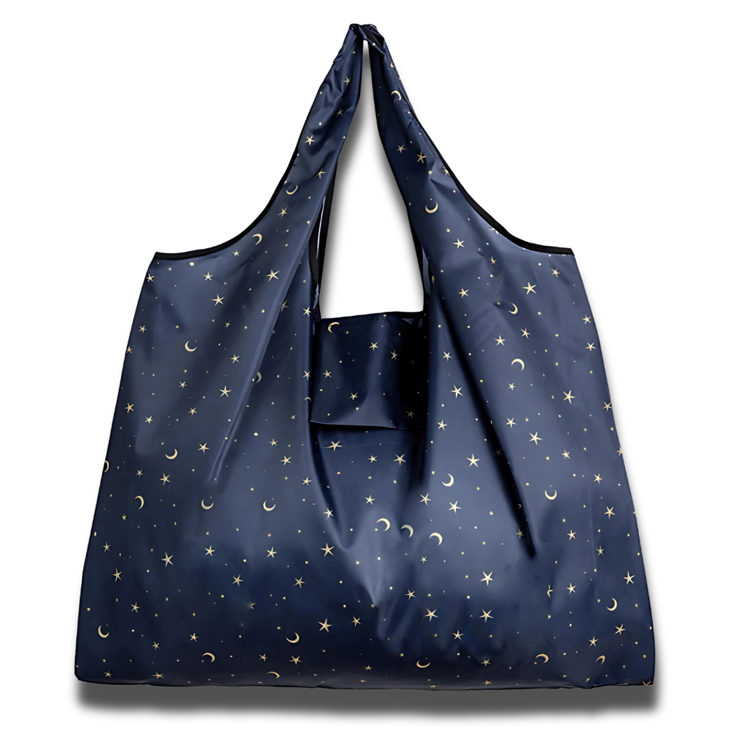 Large Eco-Friendly Fashionable Folding Shopping Bag – Reusable & Portable