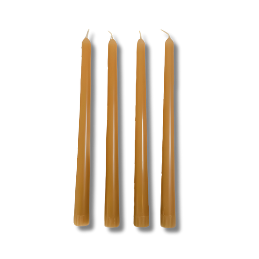 Stately Beeswax Taper Candle – Box of 4