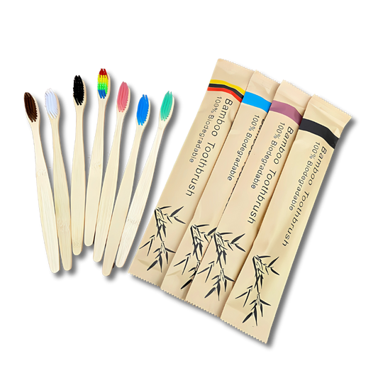 Eco-Friendly Bamboo Toothbrush – Soft Bristles for Gentle Care (1pc)